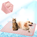 Washable Dog Ice Silk Cooling Mat for Dogs - Self Cooling Pad Blanket for Indoor & Outdoor Car Seats