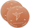 2 Pack Bird Bath Copper Discs, 99.9% Pure Copper Cleaner with Triple-Point Support, Reinforced Design for Safe Clean Water, Universal Fit for Outdoor Birdbaths and Bowls, All-Season Use