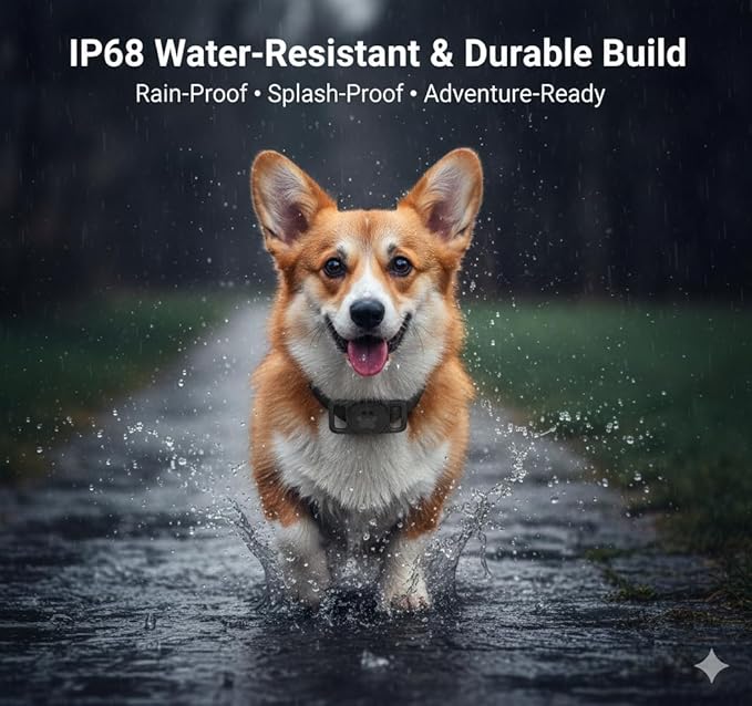 Smart Pet Location Tag with Holder – No Monthly Fee, Compatible with Apple Find My (iOS Only), Lightweight Anti-Lost Locator for Pets, Bags, and Personal Items