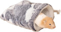 Sugar Glider Bonding Pouch Carrier Bag, Small Animals Sleeping Pouch Bag with Breathable Vent and Drawstring, Portable Travel Bag for Sugar Glider Rat Squirrel Guinea Pig Birds Parrot (Gray)