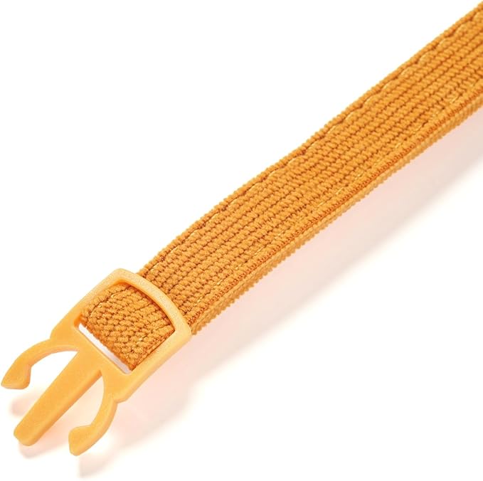 Soft Corduroy Cat Collar with Bell and Bowtie, Safety Breakaway Clasp, Adjustable for Kitten and Cats Orange Color.