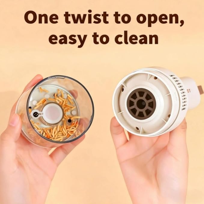 Bird Food Electric Separator,Bird Cage Cleaner,Pet Hair Collector, Mini USB Vacuum Cleaner for Bird Cage Debris Separation, Eraser Shavings, Dust, Feathers, Pet Hair, Car & Computer Keyboard Cleaning