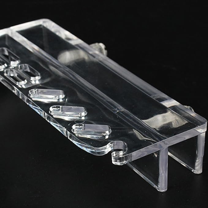 Fish Tank Tool Organizer - Acrylic Aquarium Rack, Transparent Maintenance Stand, Plant Tool Holder, Durablee Water Grass Organizer | Multi-Slot Storage Rack Elegant Display for Scissors, Tweezers