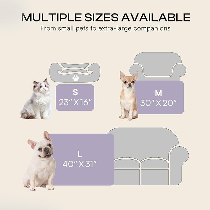 Luciphia 1 Pack 3 Dog Printed Fleece Pet Blankets Washable，Soft Warm Throw Covers for Crate Couch Bed，Cozy Puppy Essentials for Dogs and Cats，Purple/Grey/Khaki, Large (41x31 inch)