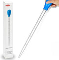 17.7in 1 Pieces Long Pipette for Fish Tank Coral Food Feeder Long Syringe Reef Coral Food Spot Feeder Tube for Reef Aquatic Plant Spider Snake Lizard，for Axolotl Tank Accessories
