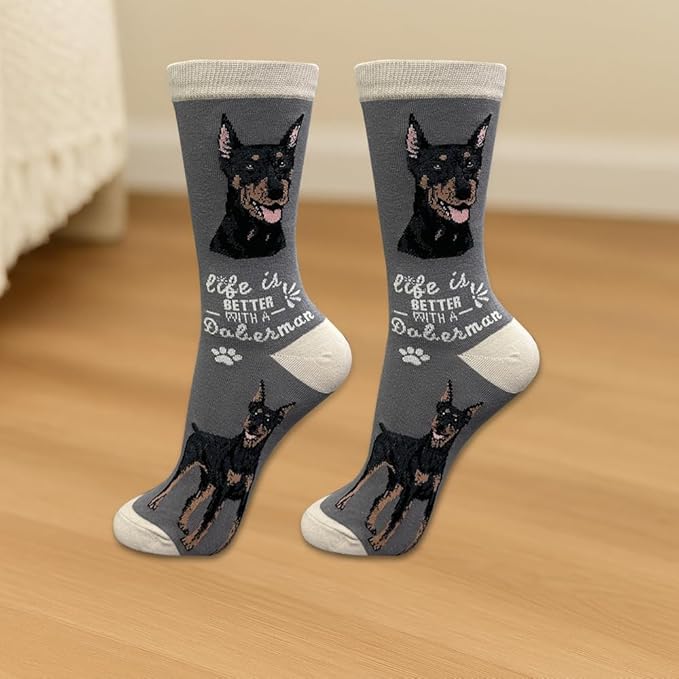 E&S Pets Pet Lover Socks - Dog & Cat Socks - Unisex Novelty Gifts