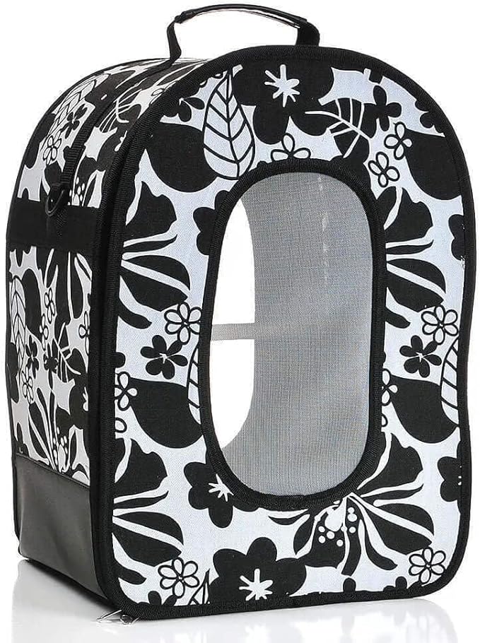 A&E CAGE COMPANY 001375 Green Happy Beaks Soft Sided Bird Travel Carrier, 13.5 x 9 x 18.5