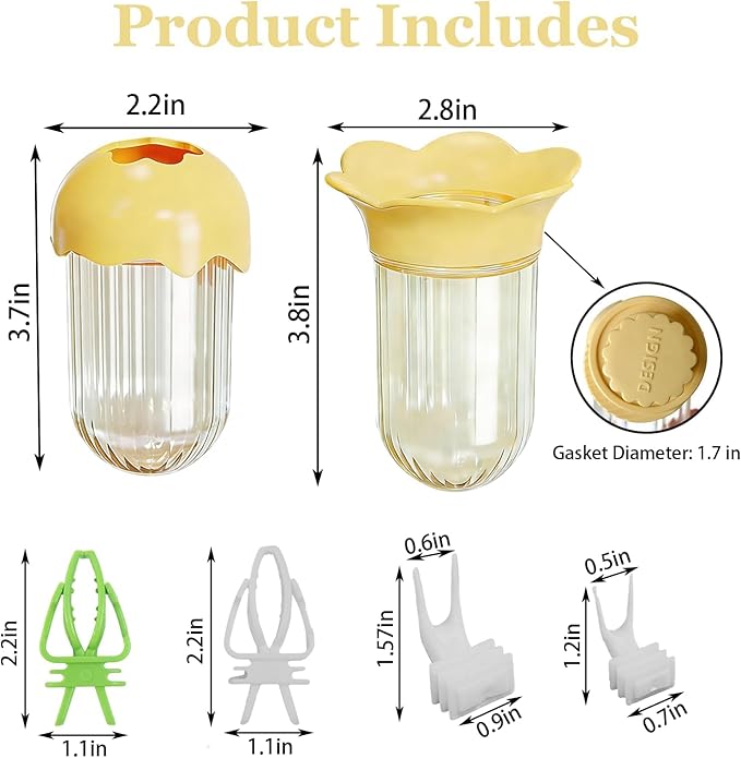 7 PCS Bird Cage Feeder for Vegetable Millet Holder Cage Accessories with Parrot Fruit Forks for Budgie Cockatiel Lovebirds Parrot