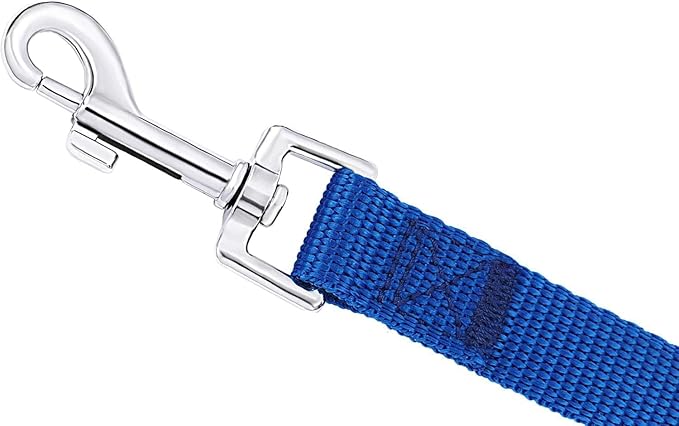 AMAGOOD Dog Leashes Heavy Duty 15ft 20ft 30ft 50ft 100ft Long Leashes-for Training,Tie Out(100Feet x 1Inch,Blue)