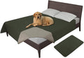 Easy-Going 100% Waterproof Dog Bed Cover, Non-Slip Pet Blanket for Furniture, Washable Couch Cover, Repleasement Sofa Cover (86X82 in,Dark Green)