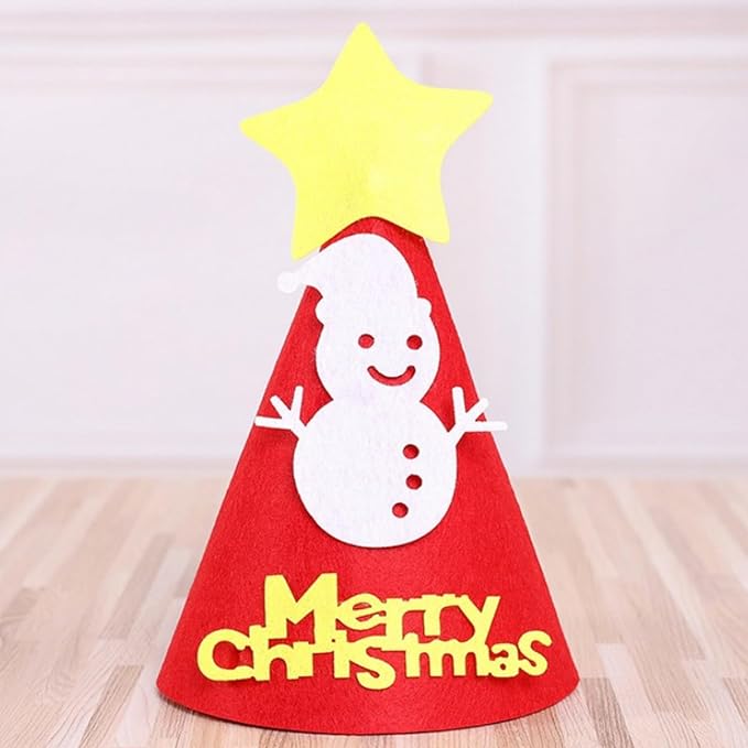 5 Pcs Christmas Dog Hats Cute Cats Party Hats Pet Set Dogs Santa Hats Puppies Kittens Grooming Accessories Costumes. (Small Christmas B)