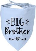 Big Brother Dog Bandanas, Pet Dog Triangle Scarf for Small Medium Large Pet, Baby Announcement Dogs Bandana Pets Scarf (Big Brother)