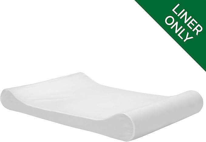 Furhaven Dog Bed Liner Water-Resistant Contour Luxe Lounger Foam Mattress Protector Cover - White, Jumbo (X-Large)