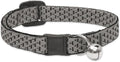 LupinePet Eco 1/2" Granite Cat Safety Collar with Bell , 8-12"
