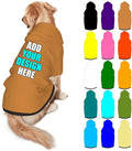 Customized Dog Hoodie with Name Logo Personalized Text Soft & Warm for Puppy Sweatshirt Hooded for Small Medium Large Dogs Girl/Boy Cats/Kitten, Peru, XL