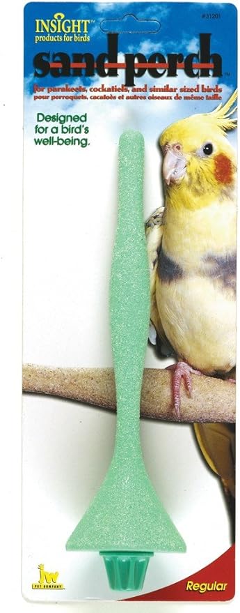 JW Pet Company Insight Sand Perch Bird Accessory, Regular, Assorted Colors