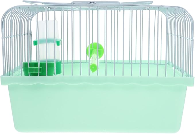 BESPORTBLE Portable Bird Travel Carrier Cage with Perch Food Box Waterer Transparent Bird Parrot Carrier Hamster cage