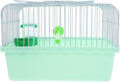 BESPORTBLE Portable Bird Travel Carrier Cage with Perch Food Box Waterer Transparent Bird Parrot Carrier Hamster cage