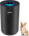 Air Purifiers for Home Bedroom, ADTARK Air Cleaner with H14 True HEPA 3-in-1 Filter, Sleep Mode & Aroma Function, 3 Light Modes, Room Air Purifier with 3 Timer for Office, Dorm, Hotel (Black)