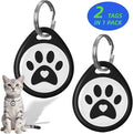 2 Pack QR Code Cat ID Tags for Collar, Personalized Smart Cat Tag with Online Profile, Scan to Contact Owner, No Battery No Subscription, Anti-Lost Cat ID Tag (1")