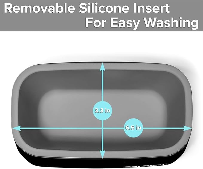 CatGuru Premium Cat Litter Scoop Holder – Heavy-Duty Scooper Storage Caddy, Scoop Stand for Kitty Litter Box, Fits Most Cat Litter Scoops (Black)