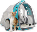 Back Expandable Cat Backpack Carrier, Fit up to 12 lbs, Space Capsule Bubble Window Pet Carrier Backpack for Cat and Small Puppy