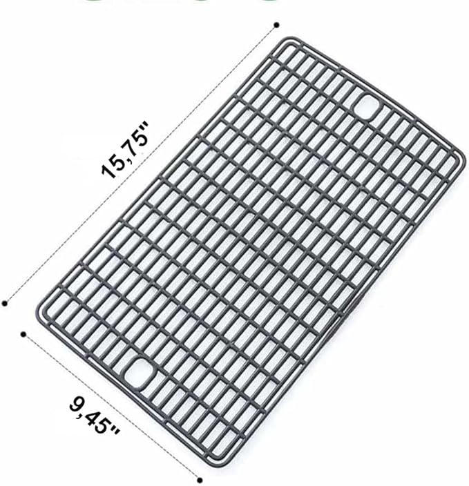 Plastic Mesh Tray for Dogs, Cats & Small Pets – Anti-Leak Crate Floor Grid, Cage Liner for Travel Carriers, Breathable Hygienic Base, Cut-to-Size PP Plastic (Small size15.7x9.4 in)