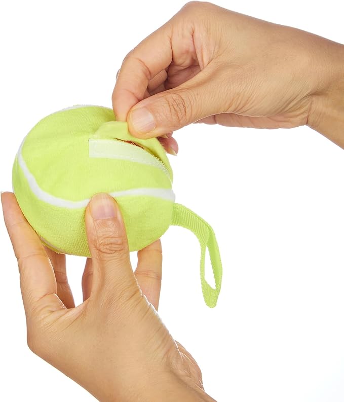 PetDroid 2 Pack Replacement Dog Ball Tennis Plush Cover