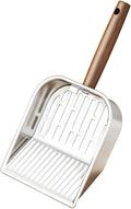 Wooden Cat Litter Scoop, Kitten Poop Shovel, 5.63x11.02 Inches Shovel with Deep Design, Durable Pet Tool, Hygiene Accessory with Ergonomic Handle, Litter Scoop for Apartment Home