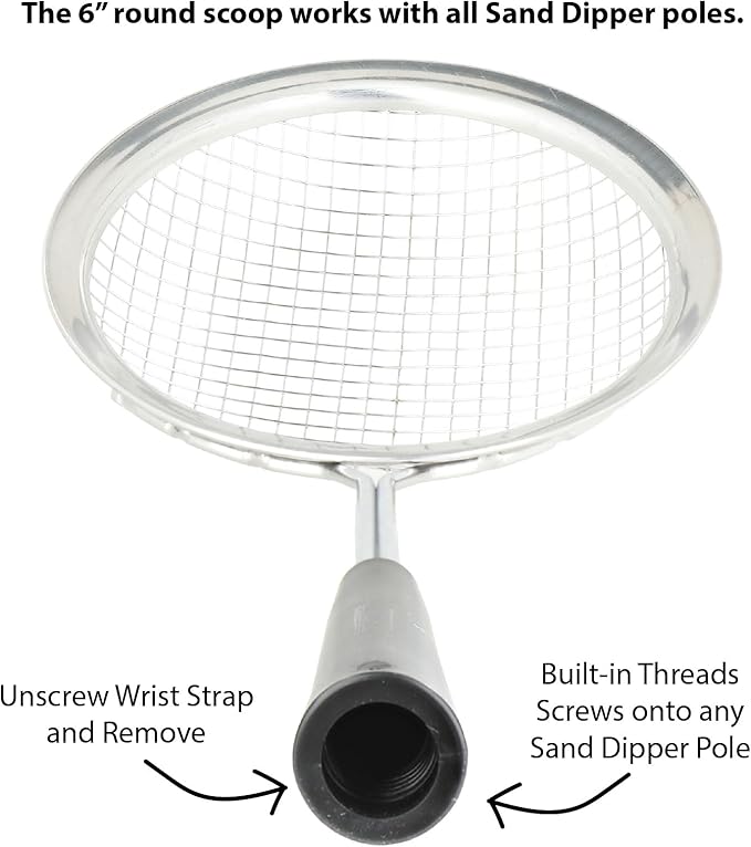 Sand Dipper Scoop - Stainless Steel Hygienic Cat Litter Scoop (Big Dipper)