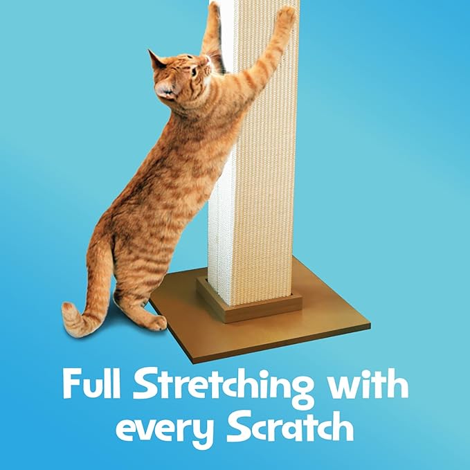 SmartCat Pioneer Pet Ultimate Scratching Post (Beige)