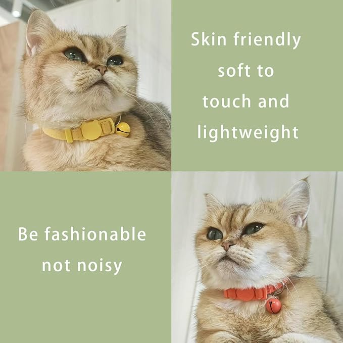 Yizepet Cat Collars with Bells, Breakaway Kitten Collar, Cute Kitty Collar, Pet Supplies Accessories
