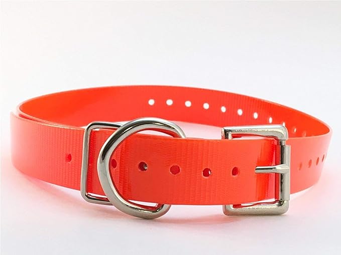 Universal 27 ½” X ¾” Replacement Band Strap for Dog Training Collar - Adjustable Waterproof TPU for Remote E-Collar, Static/Vibration Shock Trainer, Fits Most Bark Control & Obedience Devices