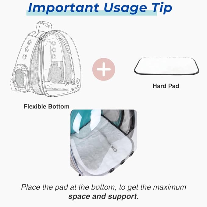 Lollimeow Expandable Cat Backpack Carrier for Large Cats & Small Dogs - Airline Approved Pet Bubble Backpack with Dual-Side Expansion, Perfect for Travel, Hiking & Outdoor Adventures, Up to 16lbs