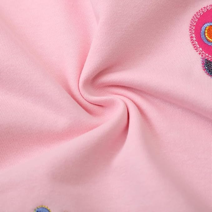 Toddler Baby Girls Cotton Sweater, Long Sleeve Crewneck Sweatshirt Pullover Kids Warm Clothing for Fall Winter