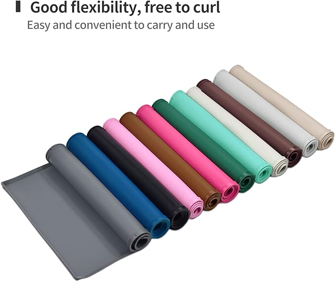 Dog Food Mat,Silicone Waterproof Food Tray,Non Slip Pet Bowl Mats Placemat,0.6" Raised Edge,Suitable for Most Small and Medium Sized Pets,24" x 16"