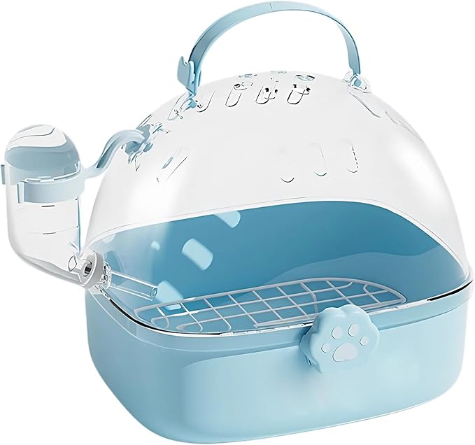Parrot Carrier - Travel Bird Cage with Water Bottle, Parrot Travel Cage | Breathable Pet Bird Carrying Accessory for Hedgehog Chinchillas Lovebirds Cockatiels Budgies Macaws Parakeet