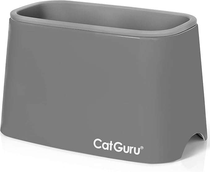 CatGuru Premium Cat Litter Scoop Holder – Heavy-Duty Scooper Storage Caddy, Scoop Stand for Kitty Litter Box, Fits Most Cat Litter Scoops (Gray)