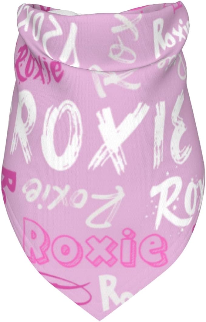 Custom Pet Scarf Personalized Dog Bandana with Name Personalized Add Your Text Bibs Triangle Head Scarfs Gift for Small Medium Large Dogs Cats Baby Puppy Pets Accessories