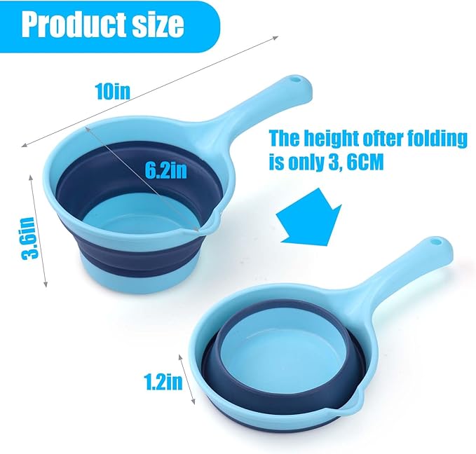 Dog Bath Rinse Cup,Portable Foldable Dog Bath Tubs Accessories,Dog Shower Bathtub Dog Pool Supplies,Dog Washing Tools,Dog Shower Attachment