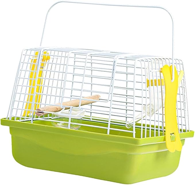 Bird Cage Birdcage Travel Portable Stand Cage Pet House with Carry Handle for Parrot Finches Cockatiel Small Animals Parakeet
