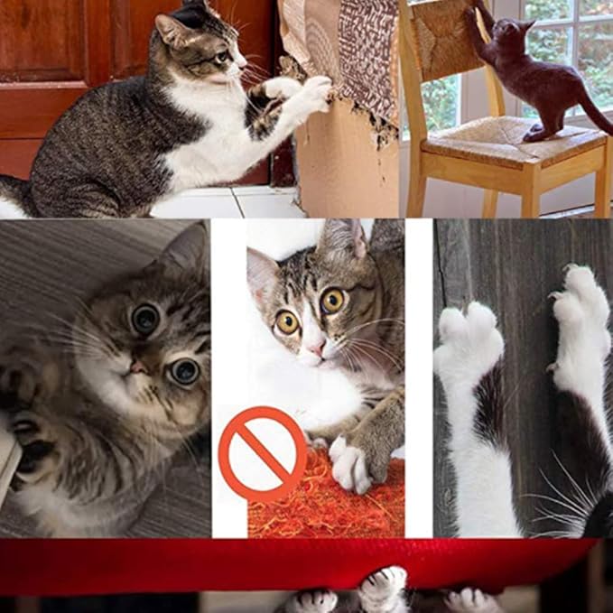 Cat Scratcher Mat Sofa Protector Natural Sisal Cat Scratching Mat Cat Scratch Couch Cover Heavy Duty Couch Guard Easy Installation Scratch Pad for Grinding Claws Protecting Furniture