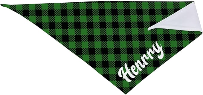 Custom Pet Scarf Personalized Dog Bandana with Name Personalized Add Your Text Bibs Triangle Head Scarfs Gift for Small Medium Large Dogs Cats Baby Puppy Pets Accessories