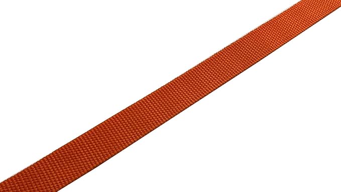Adjustable Nylon Dog Collar, pet Collar 1 Inch 3/4 Inch 5/8 Inch Wide, for Large Medium Small Dogs (M(3/4" x 14-21"), Orange)