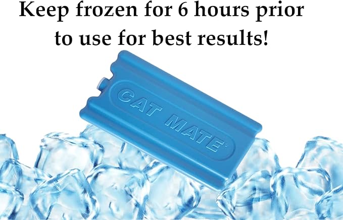 Cat Mate Single Replacement Ice Pack for Automatic Feeders - Compatible with C20 & C200 Pet Feeders (Pack of 1)