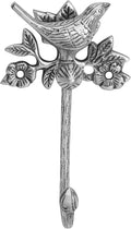Solid Brass Bird Antique Towel Hook Bathroom Accessories Retro Bathroom Hardware Bird Cloth Hook Wall Mounted Vintage (Brass Chrome)