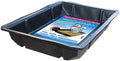 Kitty Lounge Disposable Litter Tray, Black, 100-Pack- Argee RG606/100