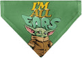 Star Wars Pet Bandana Star Wars Grogu Im All Ears Pose Green Slip On Collar Bandana Only
