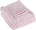 Bone Dry Embossed Bone Print Pet Blanket, Pink, 36x48"