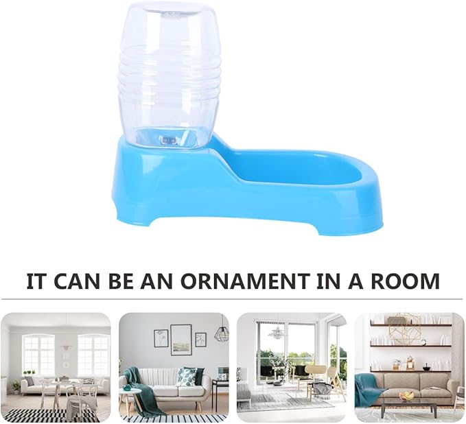 POPETPOP Automatic Pet Feeder, Plastic, Suitable for Cats and Dogs, Multiple Pets